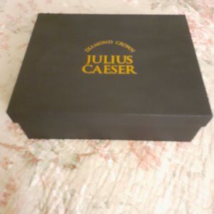 A. Fuente Diamond Crown  Julius Caesar leather cover empty cigar box